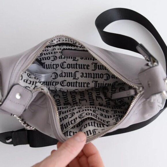 Vintage Juice Grey Crossbody Handbag Purse - Picture 13 of 13